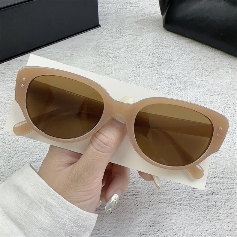The Same Style of Sunglasses for Women, High-End Korean Style Retro Sunglasses for Men, Anti-Uv Glasses 2023 New Style