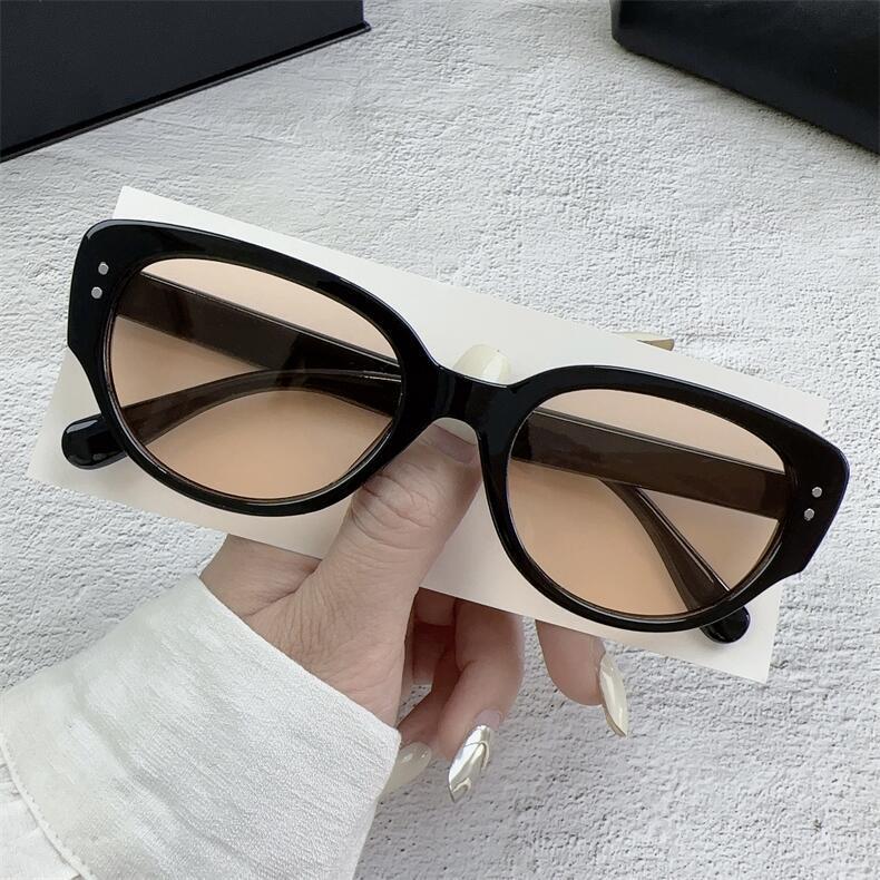The Same Style of Sunglasses for Women, High-End Korean Style Retro Sunglasses for Men, Anti-Uv Glasses 2023 New Style
