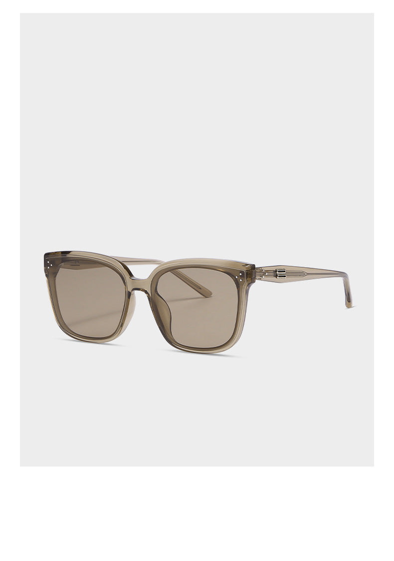 Dear Sunglasses 9097 Ou Ming New Women's Nylon High-End Fashion Large Frame Driving Men's Anti-Uv Sunglasses