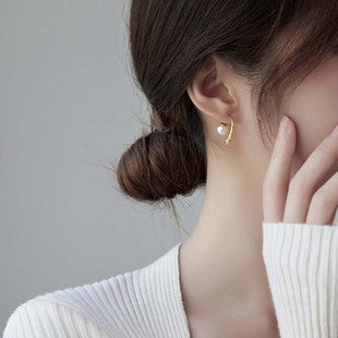 Fashion Explosions European and American Fashion Metal Style Geometry Gap Earrings Large Circle Distinctive Niche All-match Ear Jewelry Women