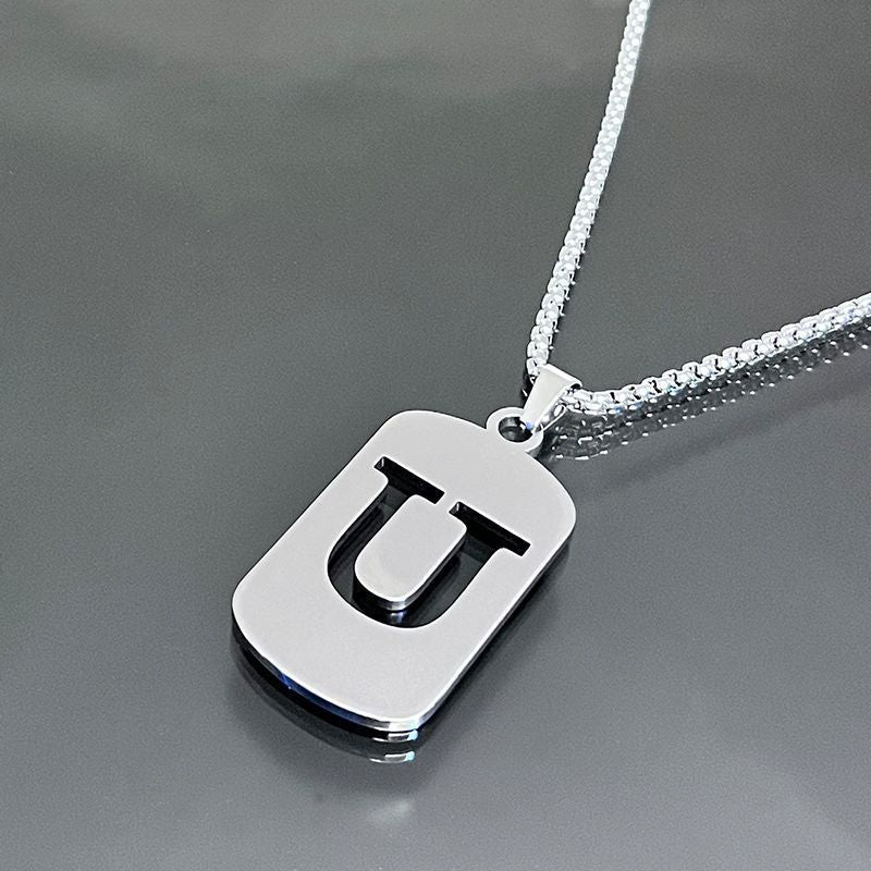 Europe and the United States cross-border hot 26 words English letter necklace