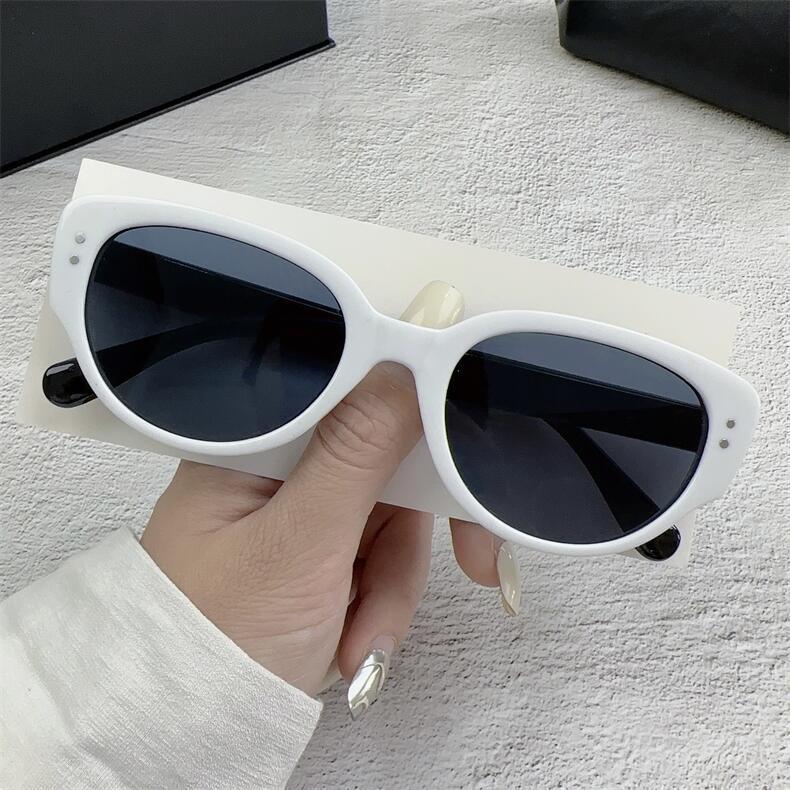 The Same Style of Sunglasses for Women, High-End Korean Style Retro Sunglasses for Men, Anti-Uv Glasses 2023 New Style