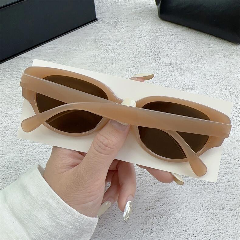 The Same Style of Sunglasses for Women, High-End Korean Style Retro Sunglasses for Men, Anti-Uv Glasses 2023 New Style
