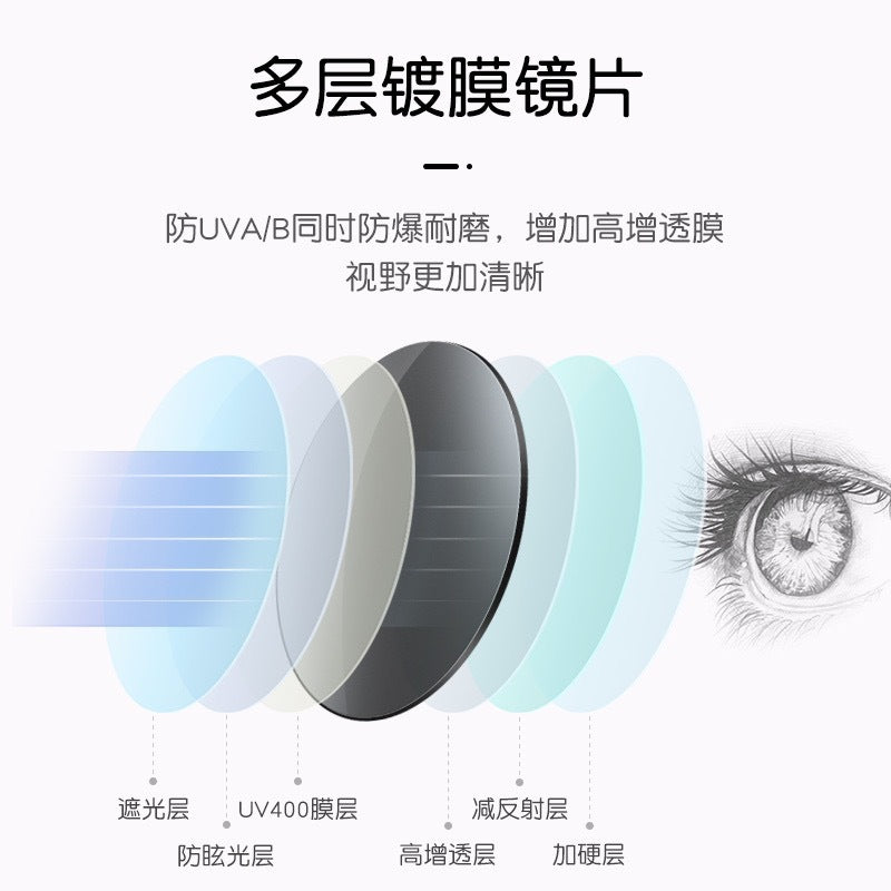 The Same Style of Sunglasses for Women, High-End Korean Style Retro Sunglasses for Men, Anti-Uv Glasses 2023 New Style