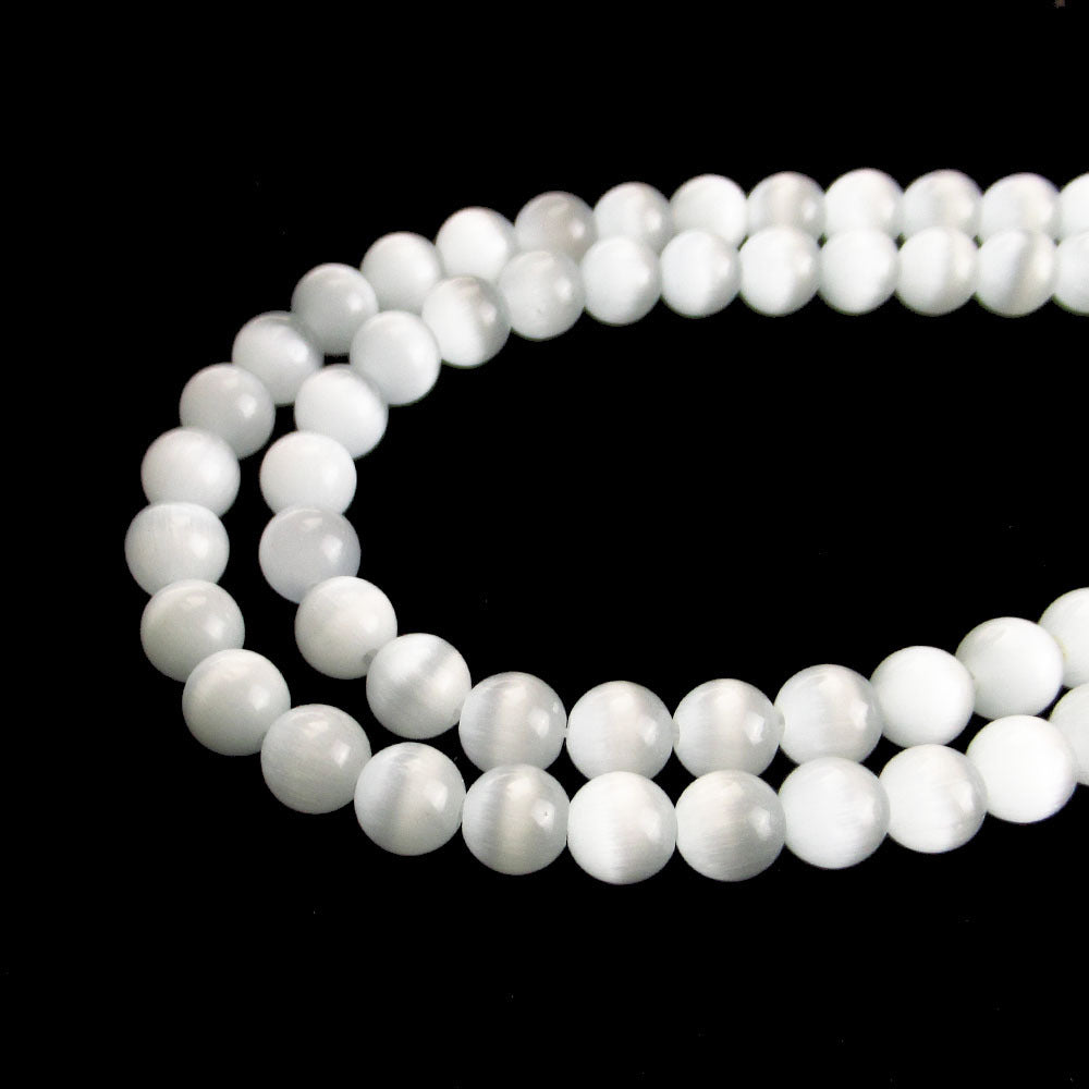 Cat's eye stone beads loose batch bracelet accessories diy jewelry accessories loose beads bracelet necklace material factory direct batch