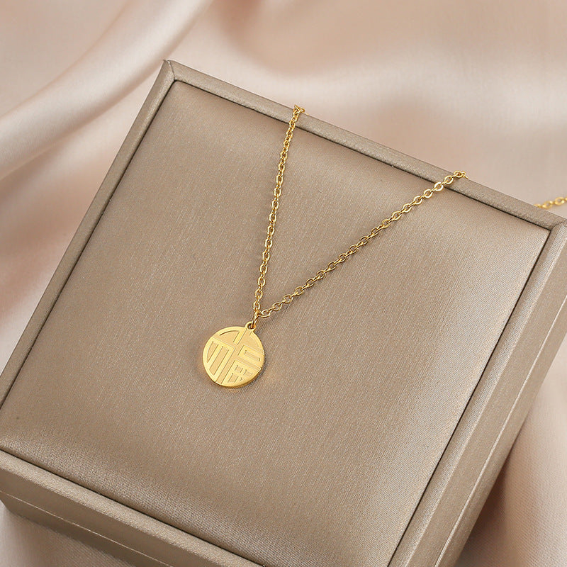 Double-Layer Necklace Women's Sweater Chain