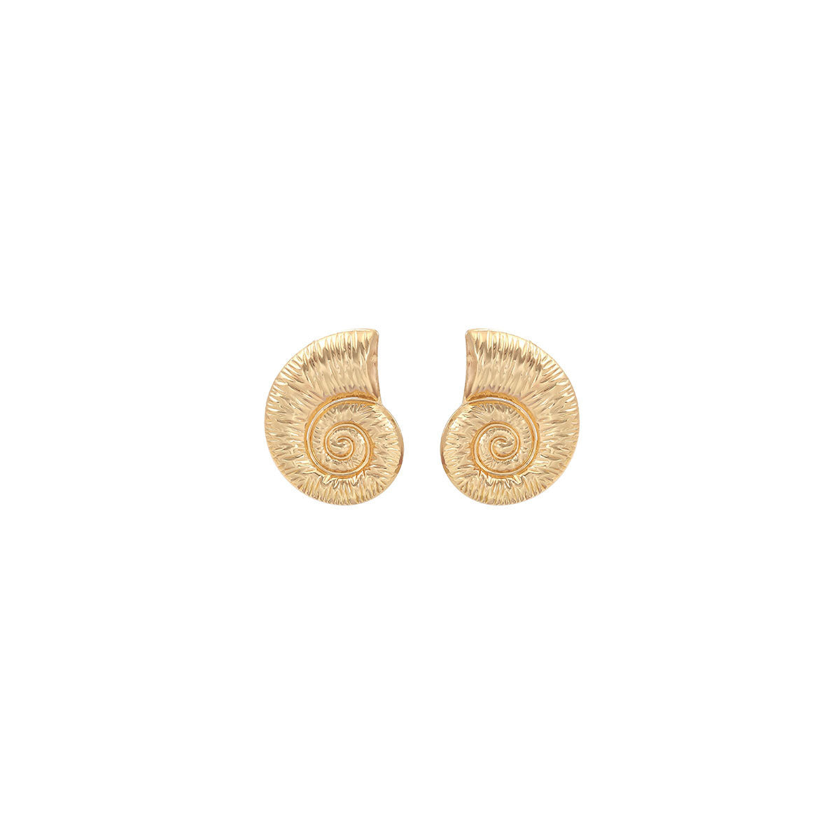 European and American light luxury high-end metal style simple personality earrings women's retro flower pearl hollow love earrings