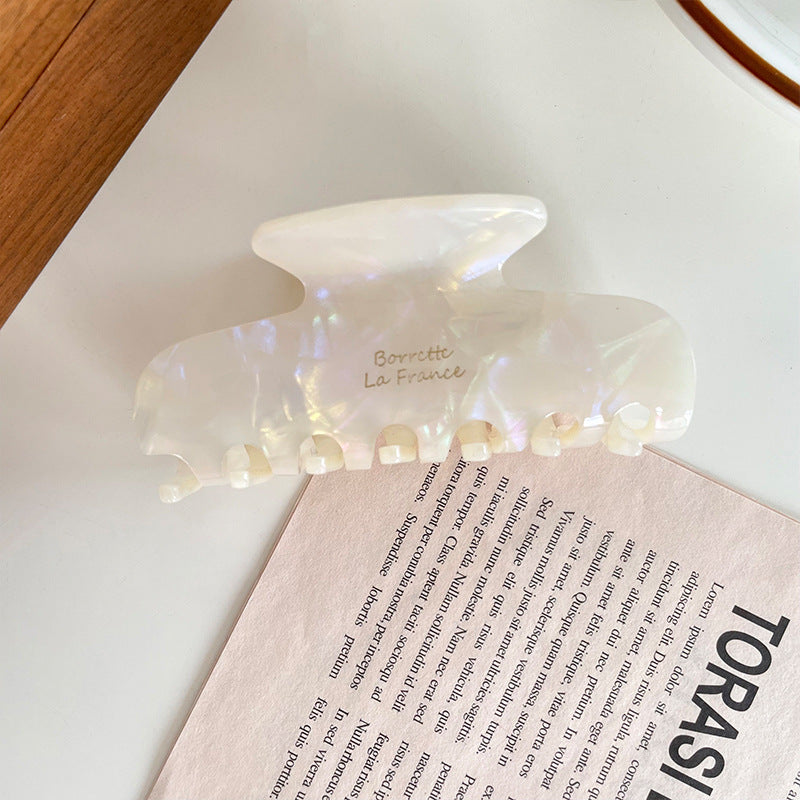 South Korea France Acetic Acid Clip Simple Retro French Elegant Elegant Hair Shark Clip Hair Clip for Women