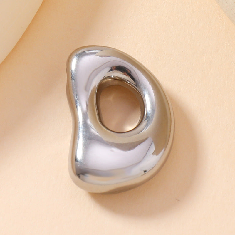 Pendant Single Pendant European and American Fashion Stainless Steel Jewelry Mini Bubble English Letter Pendant DIY Accessories Jewelry