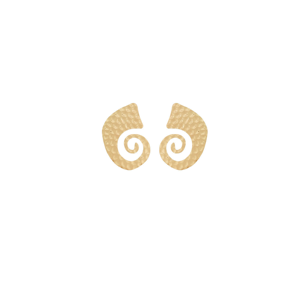 European and American light luxury high-end metal style simple personality earrings women's retro flower pearl hollow love earrings