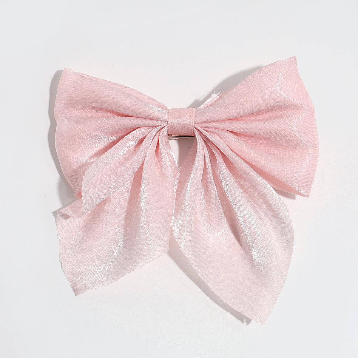 Japanese and Korean Style Elegant Sweet Mesh Bow Pointed Bouth Clip Pontail Decorative Hairpin Elegant Half-Tie Hairpin Hair Accessories