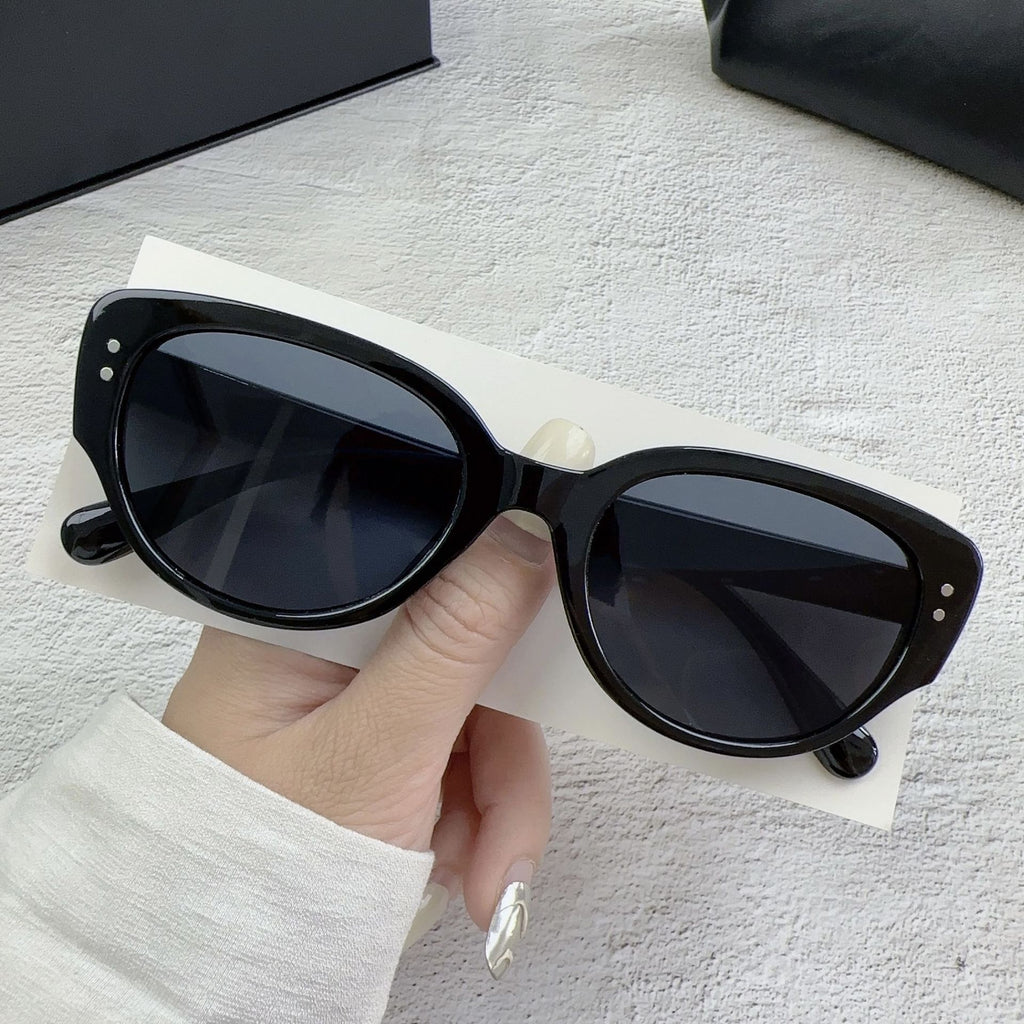 The Same Style of Sunglasses for Women, High-End Korean Style Retro Sunglasses for Men, Anti-Uv Glasses 2023 New Style