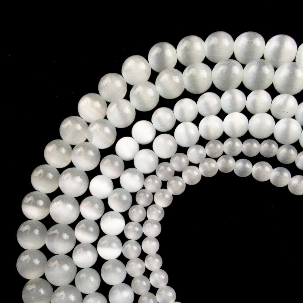 Cat's eye stone beads loose batch bracelet accessories diy jewelry accessories loose beads bracelet necklace material factory direct batch
