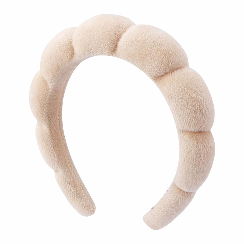 Cross-border explosions SPA clouds sponge face washing hair band bath face hair band autumn and winter color hair band wholesale