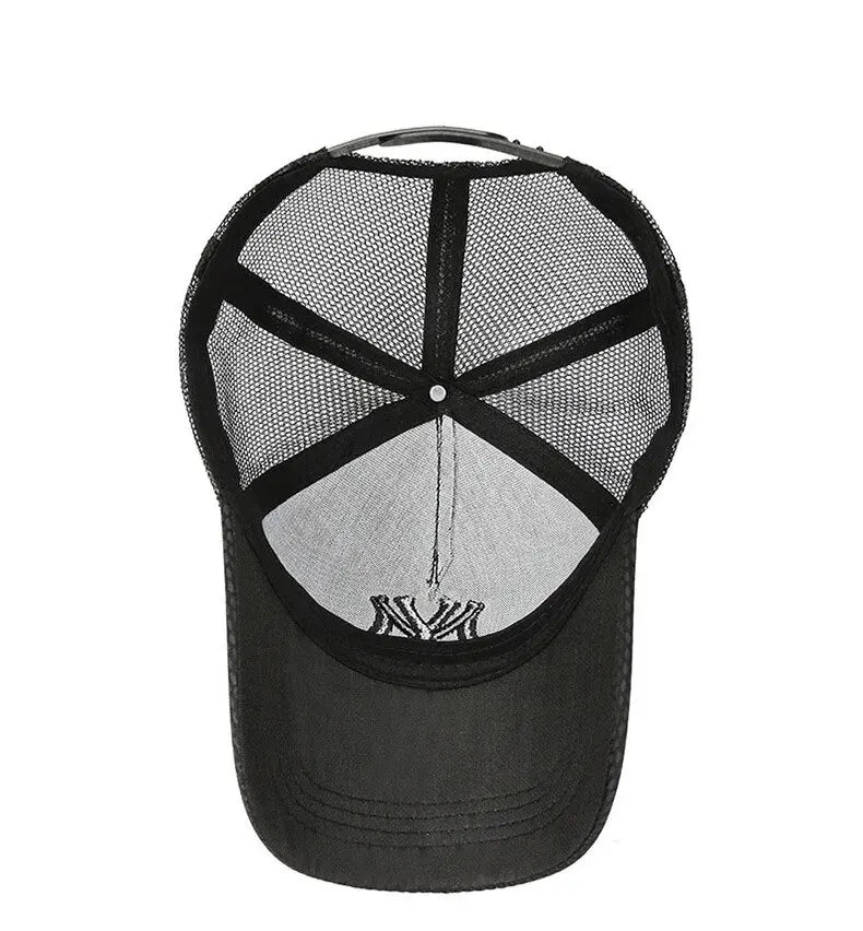 New Summer Hat Men's Letter Embroidery Versatile Couple Sunscreen Sunshade Baseball Cap Sports Tennis Hat Travel Cap Men