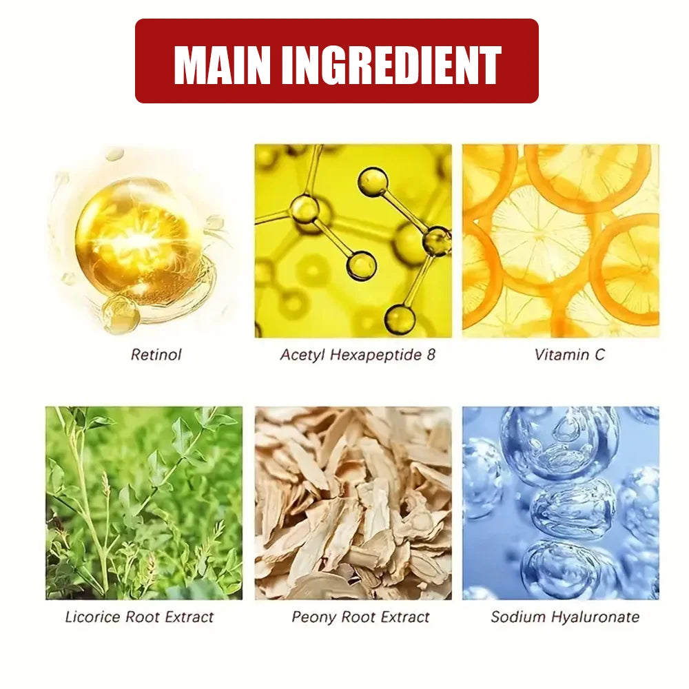 Retinol Face Cream Anti-wrinkle  Hyaluronic Acid Moisturizing Anti-aging Moisturizing Brightening Skin Cosmetics Repair Collagen