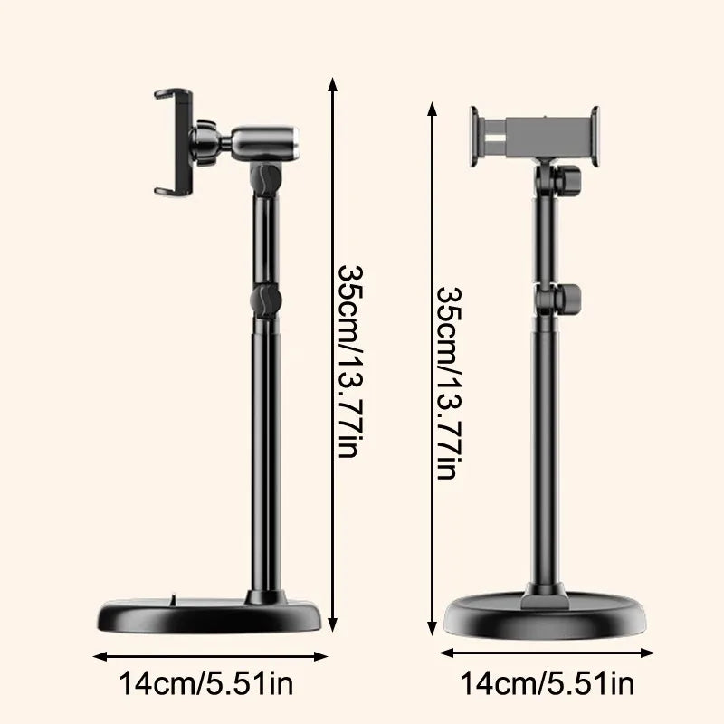 Height Adjustable Tablet Stand for Desk Tablet Holder 360° Rotation Tablet Accessories for 4.7-15.6" Cell Phone Holder