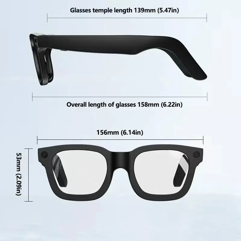 2026 New Smart Glasses 8 Million Pixels HD Photo Video Recording AI Intelligent Translation Call Noise Reduction Smart Glasses
