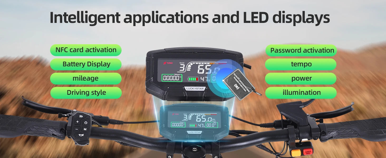 J30 MAX Electric Scooter Dual 3000W Motors 60V38Ah Battery 11" Off Road Tire 85KMH Top Speed 100KM Range 440lbs Load Disc Brakes