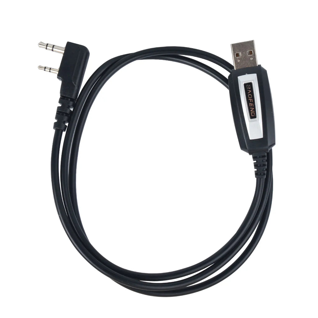 Baofeng Walkie Talkie USB Programming Cable w/ CD drive for UV-17Pro GPS UV-5RH UV-5R UV-82 BF-888S Quansheng UV-K5(8) UV-K5