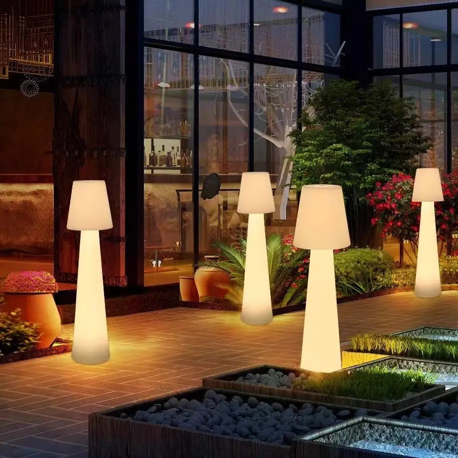Smart street lights with remote control and APP control functions, suitable for lighting in gardens, parks, and smart cities