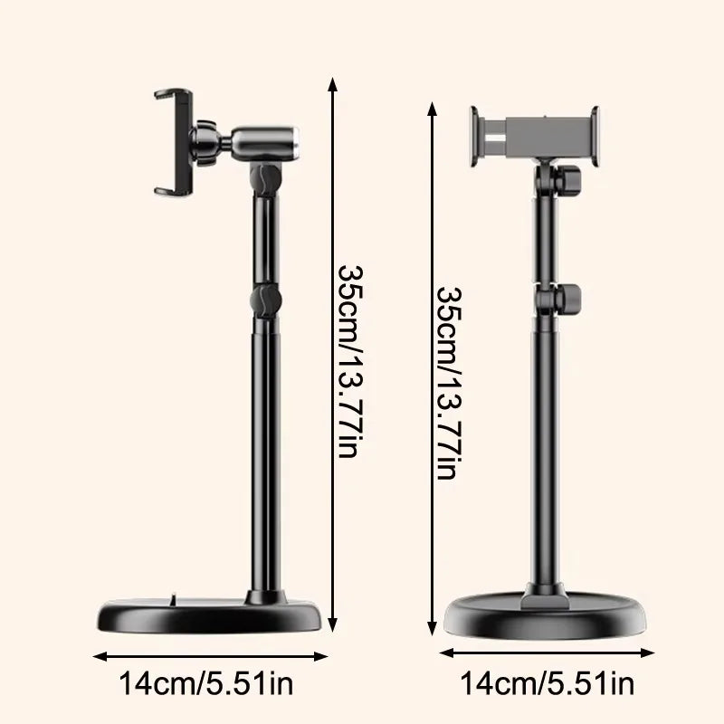 Height Adjustable Tablet Stand for Desk Tablet Holder 360° Rotation Tablet Accessories for 4.7-15.6" Cell Phone Holder