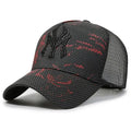 New Summer Hat Men's Letter Embroidery Versatile Couple Sunscreen Sunshade Baseball Cap Sports Tennis Hat Travel Cap Men