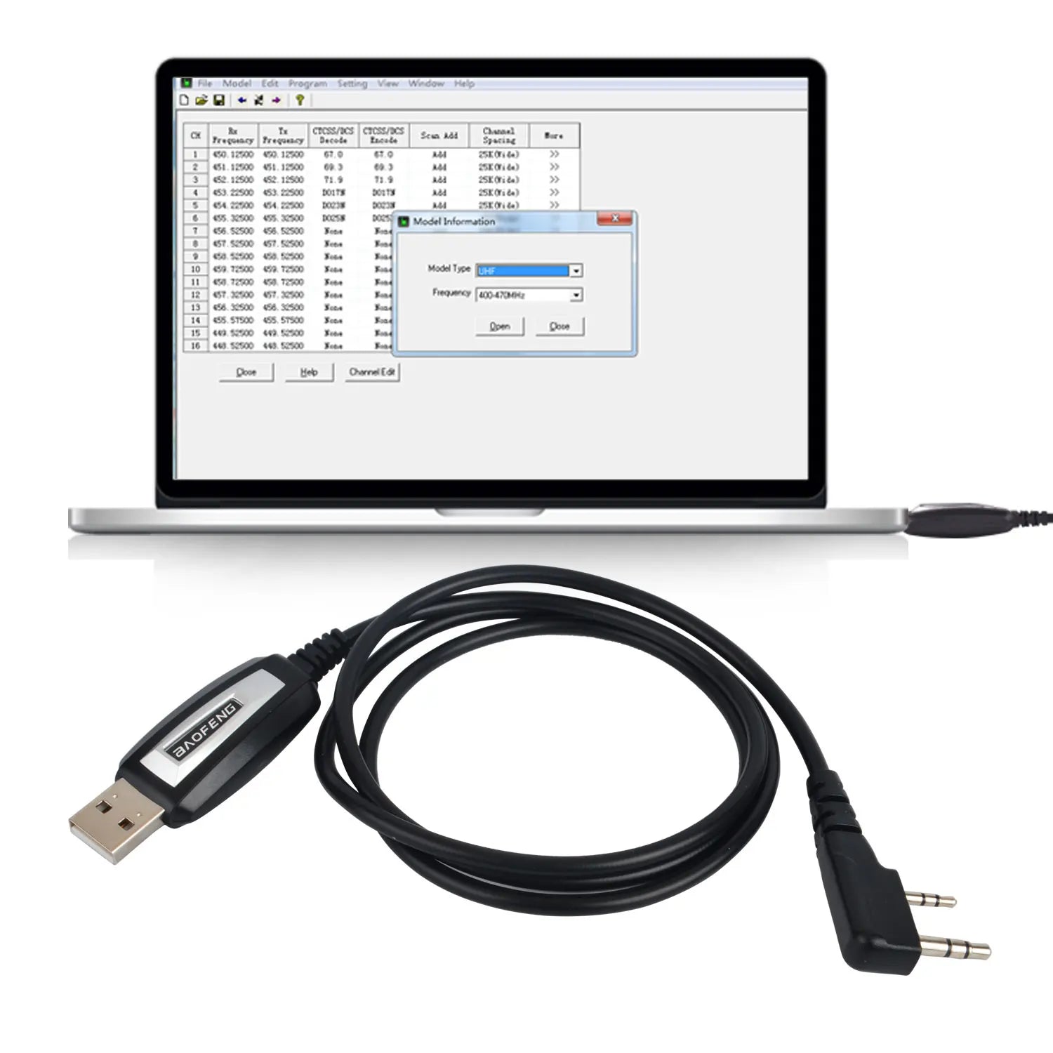 Baofeng Walkie Talkie USB Programming Cable w/ CD drive for UV-17Pro GPS UV-5RH UV-5R UV-82 BF-888S Quansheng UV-K5(8) UV-K5