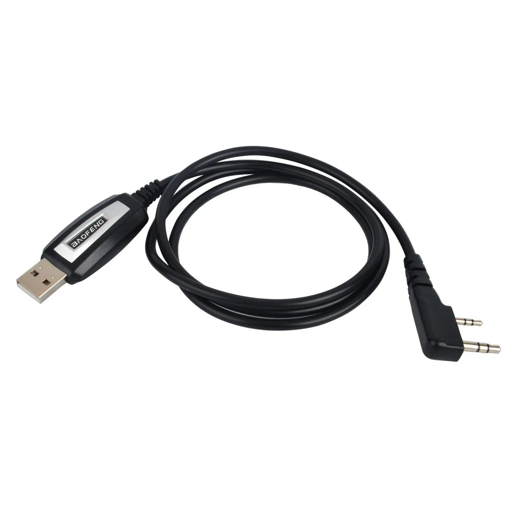 Baofeng Walkie Talkie USB Programming Cable w/ CD drive for UV-17Pro GPS UV-5RH UV-5R UV-82 BF-888S Quansheng UV-K5(8) UV-K5
