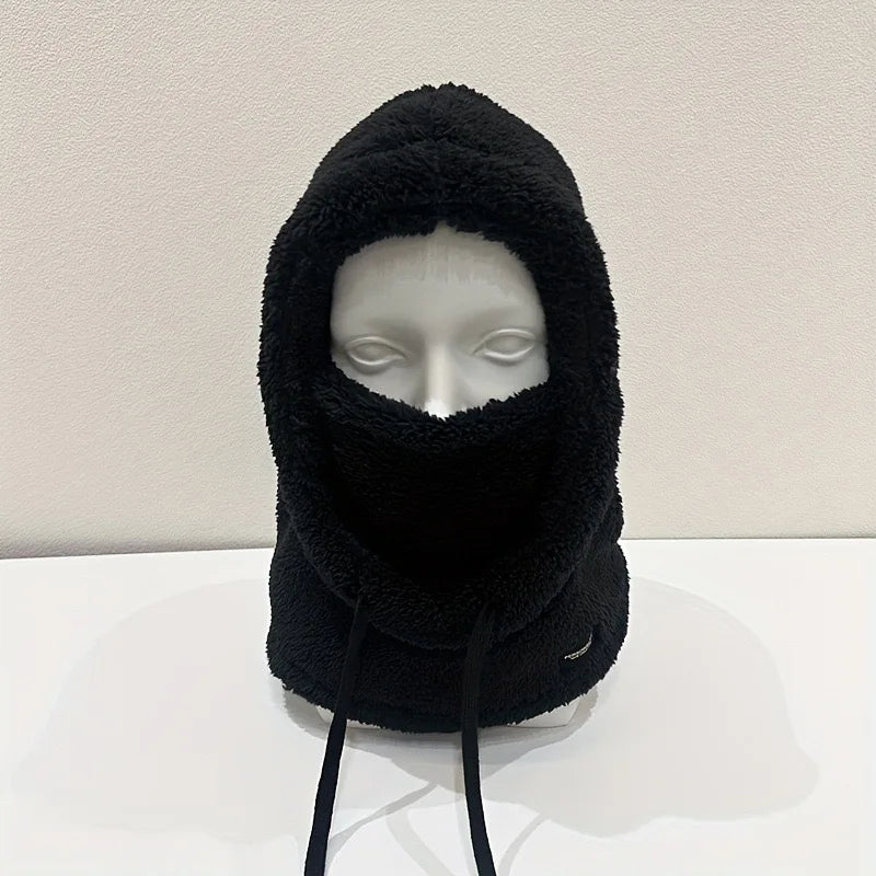 1/2pcs Winter Warm Balaclava Thermal Windproof Ski Hood Motocycle Face Cover Polar Fleece Adjustable Cycling Neck Cover Mask