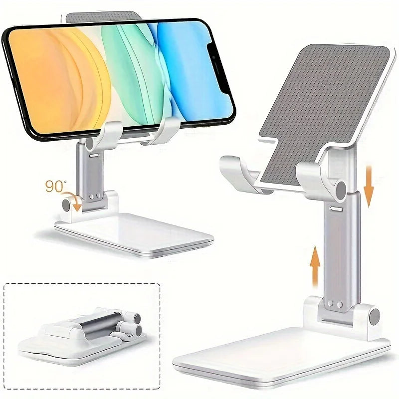 Adjustable Desktop Phone and Tablet Stand - Universal Cell Phone Holder for Iphone, for Ipad, for Xiaomi