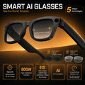 Smart Glasses with EIS Anti-shake 1080P Shooting Real-time Translation of Conversations Photos Long-lasting Music Smart Glasses