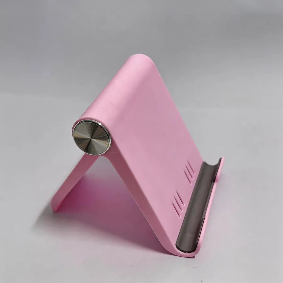Adjustable Mobile Phone Stand Portable Folding Desktop Phone Holder Compatible with Mobile Phones and Tablets