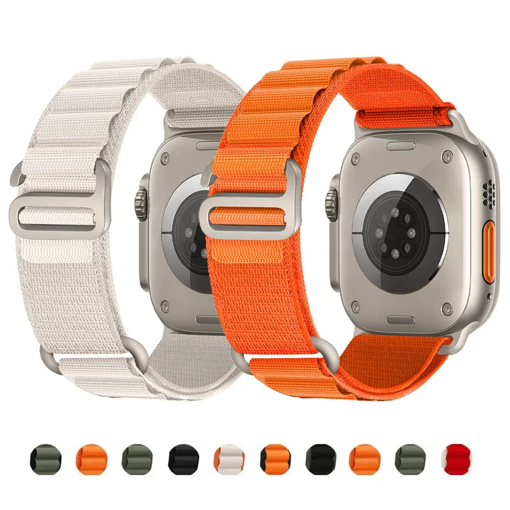 Alpine Loop Strap for Apple watch Ultra 2 Band 49mm 44mm 40mm 45mm 41mm 46mm 42mm Bracelet iWatch Series 10 SE 9 8 7 6 5 4 Bands