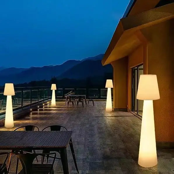 Smart street lights with remote control and APP control functions, suitable for lighting in gardens, parks, and smart cities