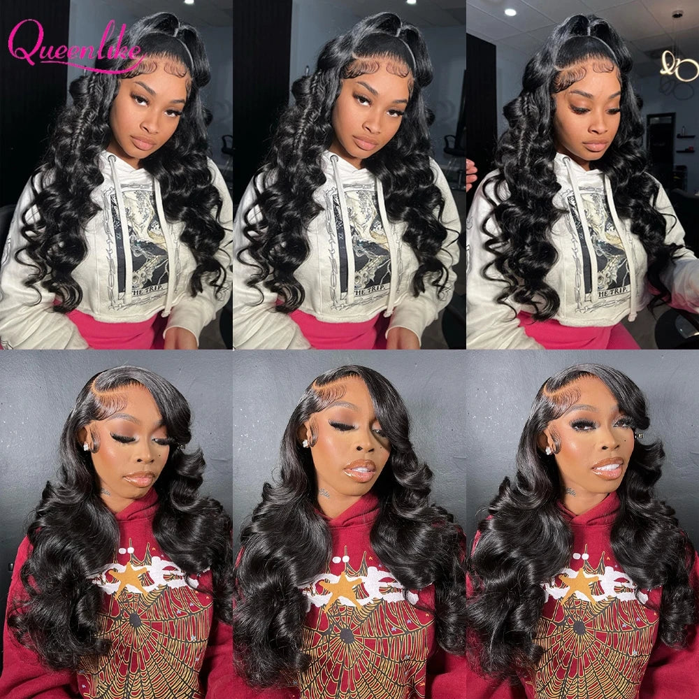 Queenlike 24 24 24 Inch Body Wave Bundles Human Hair 12A Brazilian Raw Hair Weave Bundles 1/3 PCS Human Hair Bundles Extensions