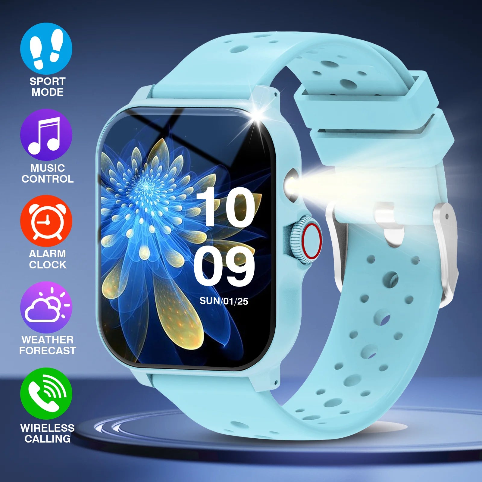 Smart Watch Multi-functional sports smart watch ,Wireless Calling, Personalized the Watch Faces,Music control