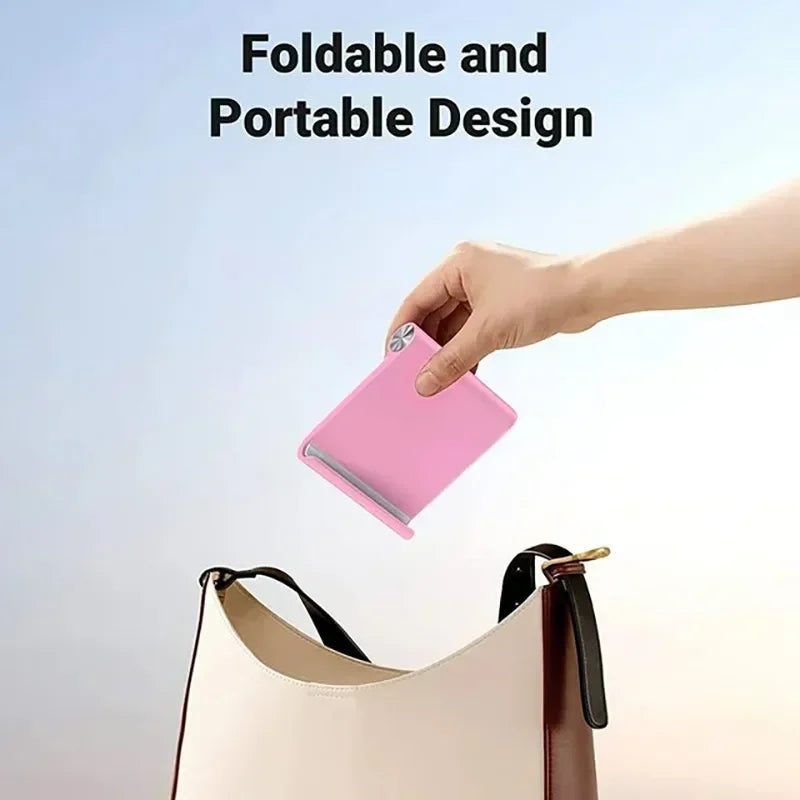 Adjustable Mobile Phone Stand Portable Folding Desktop Phone Holder Compatible with Mobile Phones and Tablets