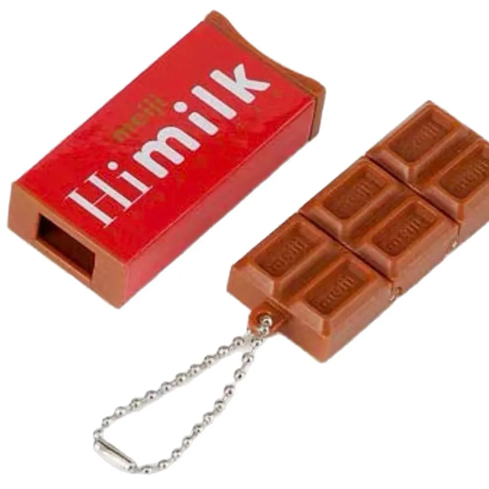 Simulation Chocolate Break-Apart Squishy Keychain Toy, Slow-Rebound Non-Greasy Snag-Free Compact Handy Scentless Quick-Clean Tear-Enduring Flexible Calming Textured Sensory Play