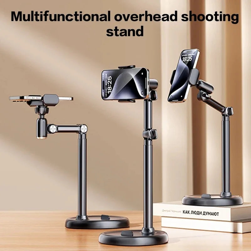 Height Adjustable Tablet Stand for Desk Tablet Holder 360° Rotation Tablet Accessories for 4.7-15.6" Cell Phone Holder