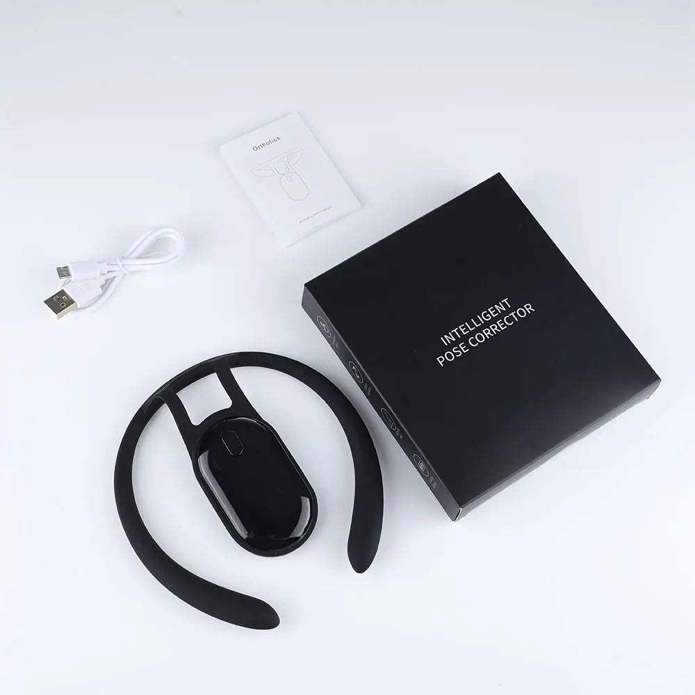 Smart Posture Reminder Device Vibration Alert Back Support Wearable Anti-Slouch Sensor for Adults Kids Office Home Daily Use