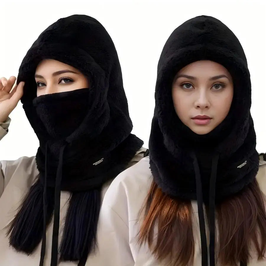 1/2pcs Winter Warm Balaclava Thermal Windproof Ski Hood Motocycle Face Cover Polar Fleece Adjustable Cycling Neck Cover Mask