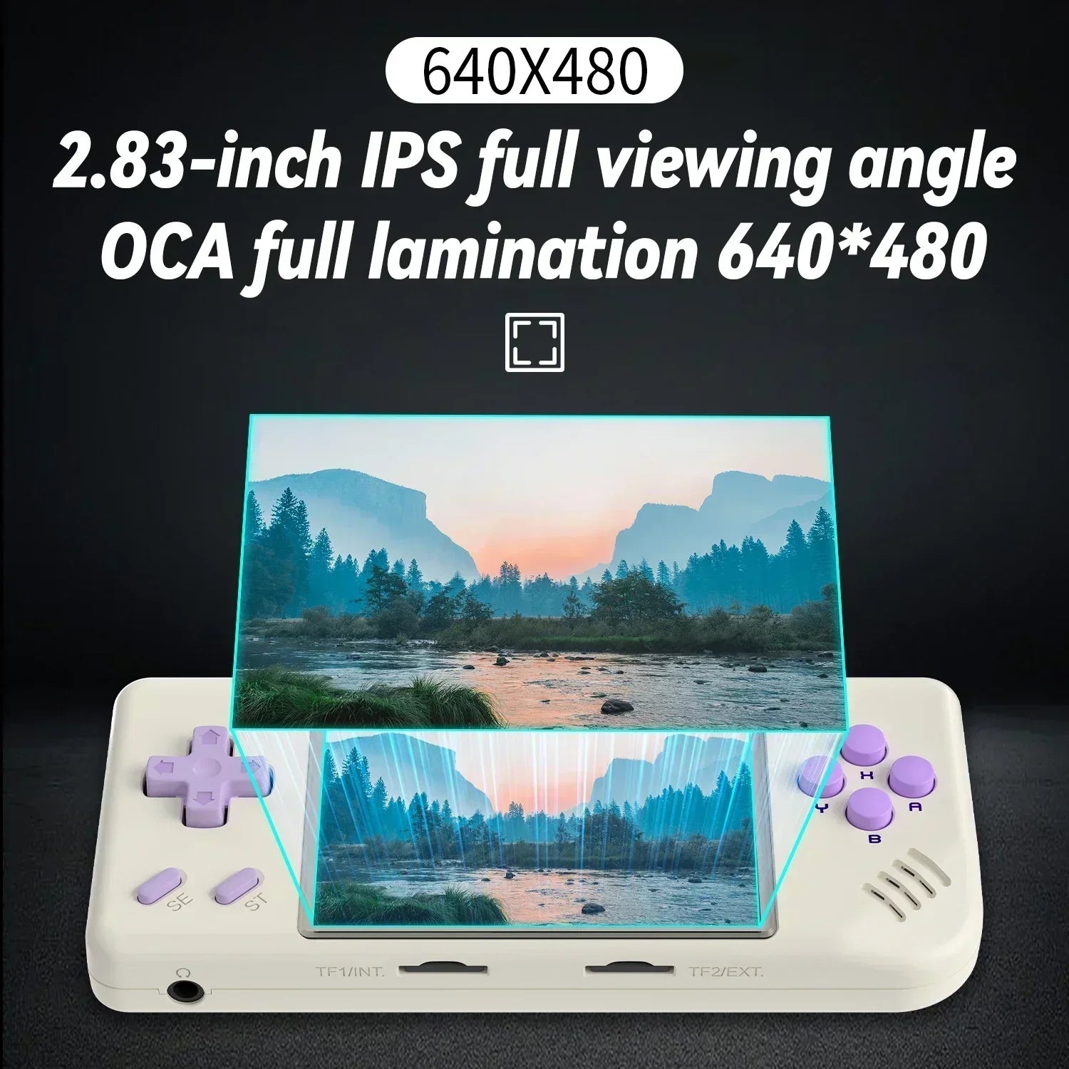 ANBERNIC RG28XX Handheld Game Console 2.83'' IPS Screen Video Output Portable Video Player Ebook Reader Player Gifts Mini