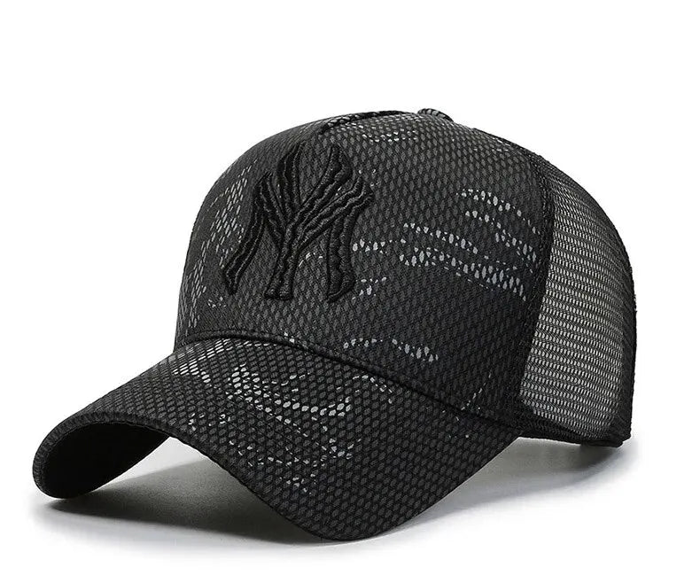New Summer Hat Men's Letter Embroidery Versatile Couple Sunscreen Sunshade Baseball Cap Sports Tennis Hat Travel Cap Men