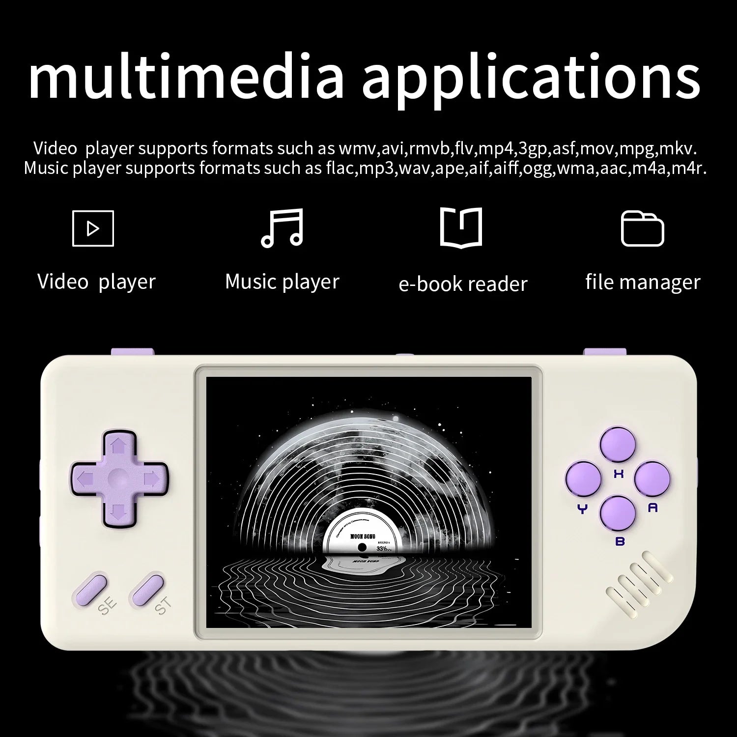 ANBERNIC RG28XX Handheld Game Console 2.83'' IPS Screen Video Output Portable Video Player Ebook Reader Player Gifts Mini