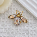 Vintage Full Rhinestone Owl Brooches For Women Men Creative Cartoon Bird Brooch Clothing Crystal Pins Office Luxury Jewelry Gift