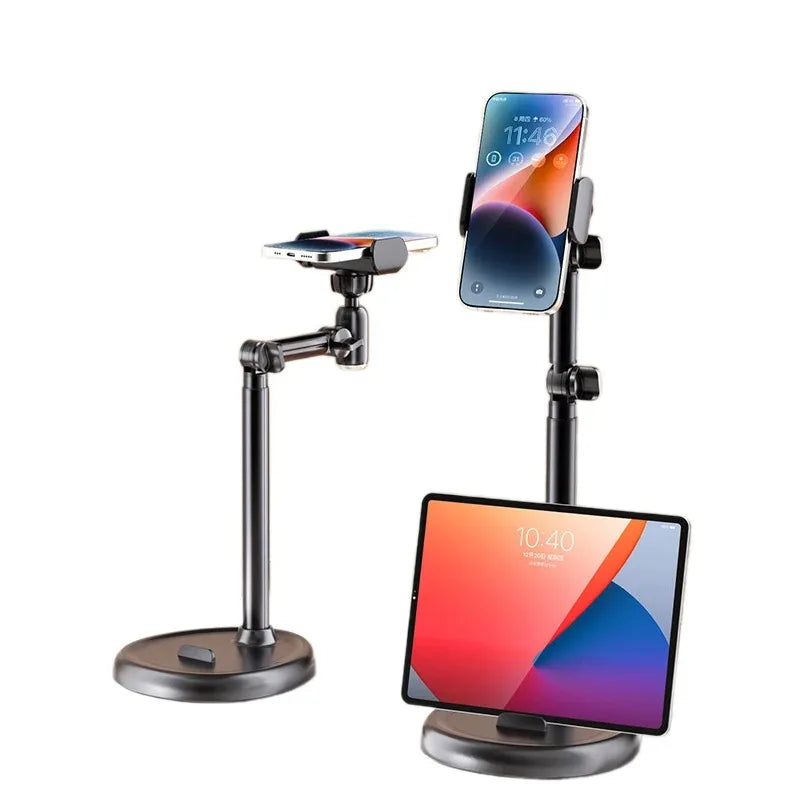 Height Adjustable Tablet Stand for Desk Tablet Holder 360° Rotation Tablet Accessories for 4.7-15.6" Cell Phone Holder