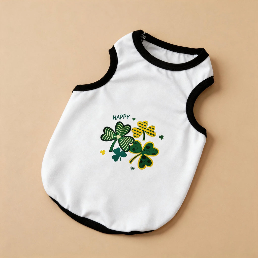 Summer Pet Clothes Breathable Mesh Dog Cat Jersey Cute Puppy Kitten Vest Shedding Control Apparel Holiday Party Dog Clothing