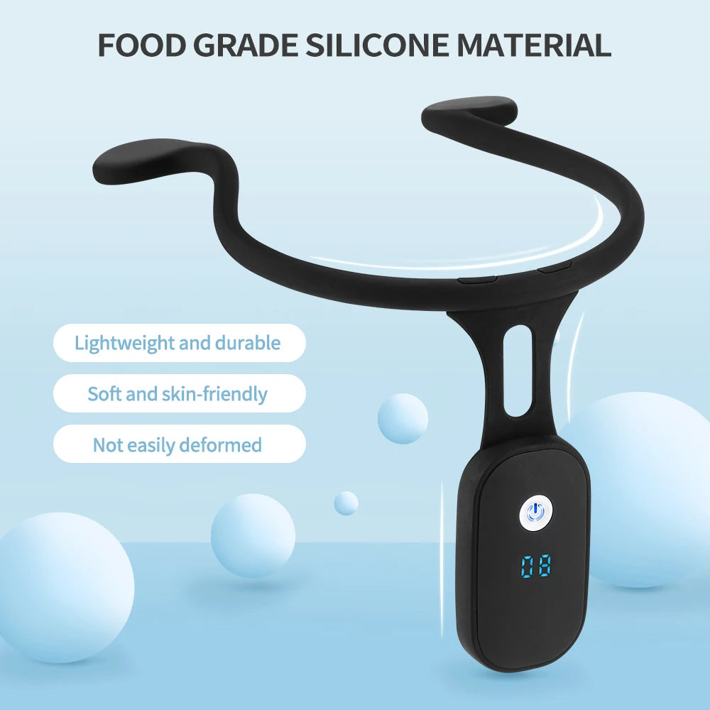 Smart Posture Reminder Device Vibration Alert Back Support Wearable Anti-Slouch Sensor for Adults Kids Office Home Daily Use