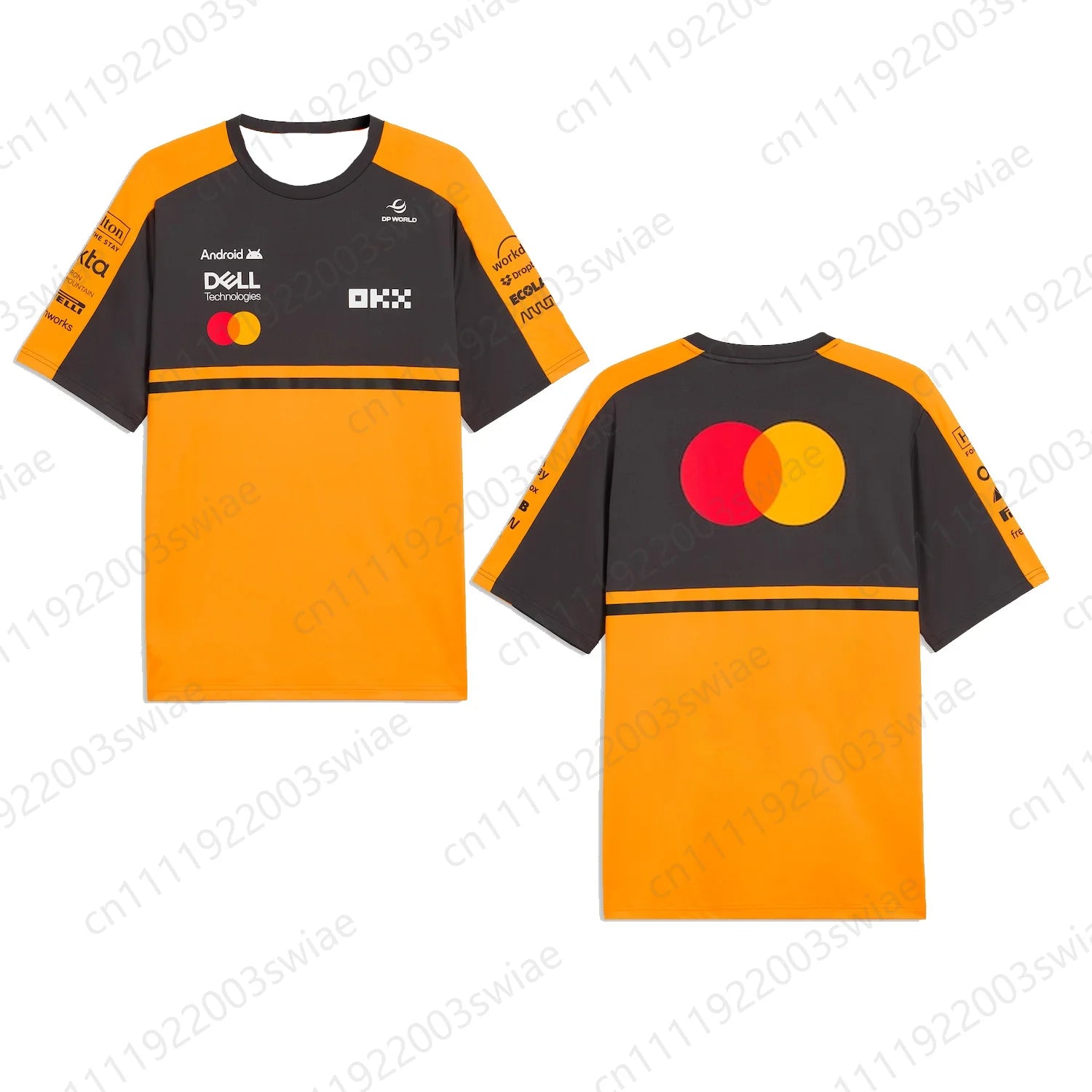 2026 New Summer Unisex  Norris 1 Racing Jersey Short Sleeve T Shirt Motorsport Graphic Streetwear Fan Kids/Adult Top